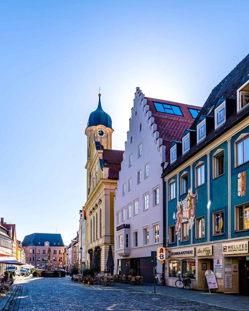 Old Town Of Kaufbeuren In Germany